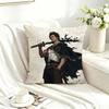 Black C-Clover Yami Sukehiro  Square Double-Sided printed Pillow Case Bedroom Bedside Pillow Sofa Cushion Cover