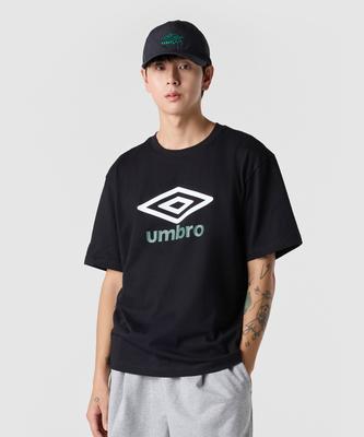 UMBRO Essential Футболка с коротким рукавом и большим логотипом Черный Ur123Crs18 (Тип Б)