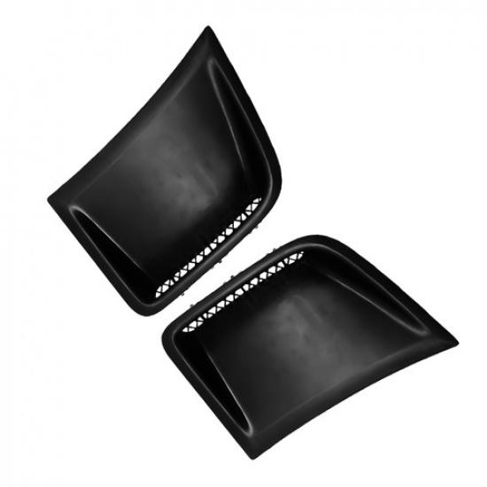 Black Front Side Air Intake Vent Cover Set Of 2 Fit 2008-2014 Subaru Impreza WRX