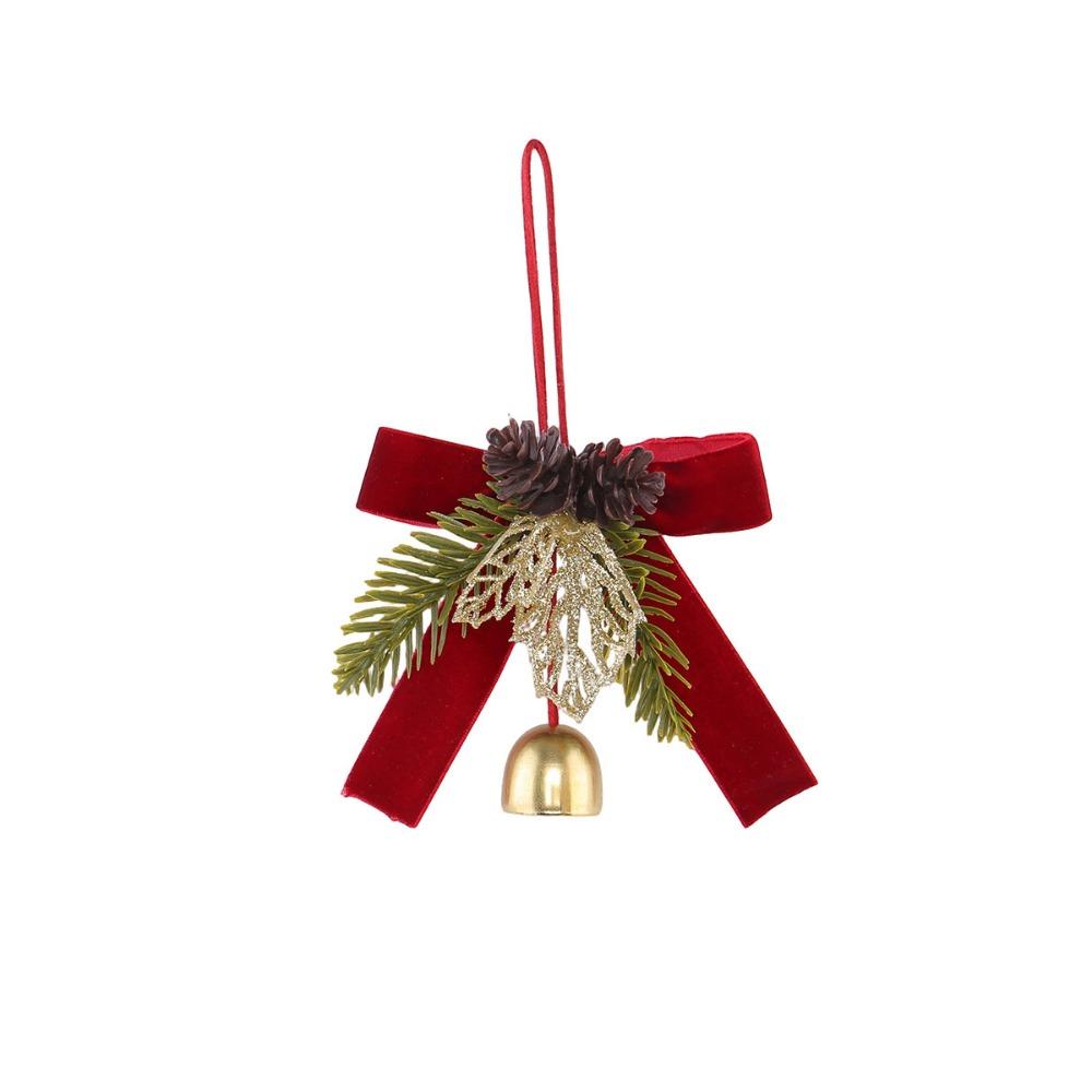 Crisp Sound Xmas Tree Pendant Creative Christmas Decoration Bells  Xmas New Year Decorative