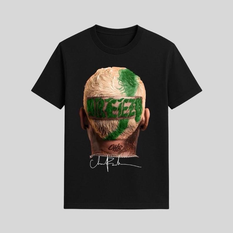Chris Brown BREEZY Men's T-shirt Unisex Black Tee Free Chris Brown 2025