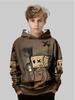 New Anime hoodie,3D Cartoon Children's Clothing for Boys and Girls, Long-sleeved Autumn Clothing, Suitable for Children Aged 5-14