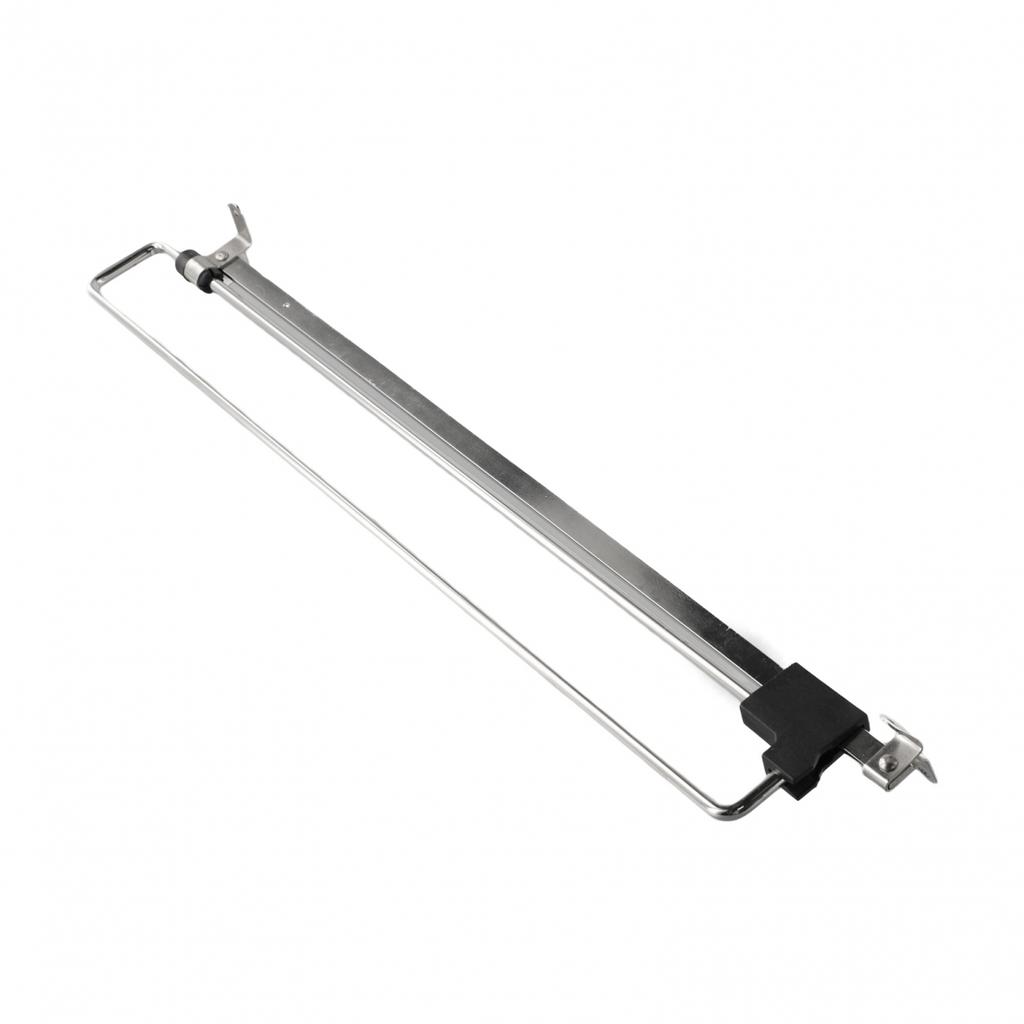 Iron and Plastic Pull Out Hanger Rail Extending Rack for Wardrobes and Cabinets