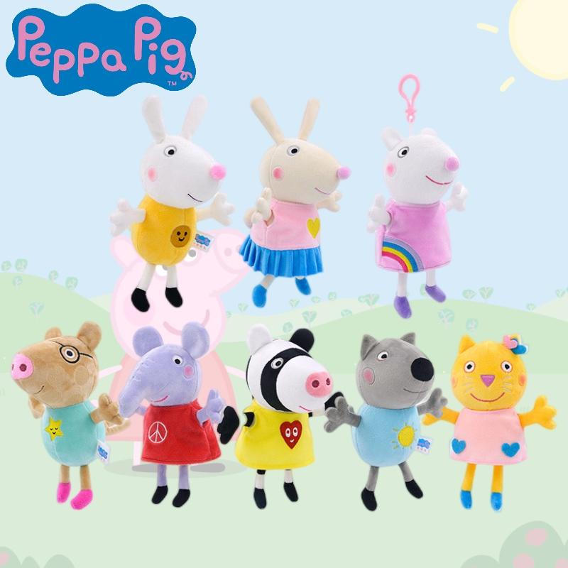 Adorable Peppa Pig Soft Plush Toy Set Cute Animal Friends For Kids