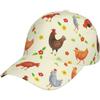 Очаровательная бейсболка с принтом фермерской курицы, кепка-snapback для мужчин, женщин, унисекс - Летняя кепка-тракер в стиле хип-хоп
