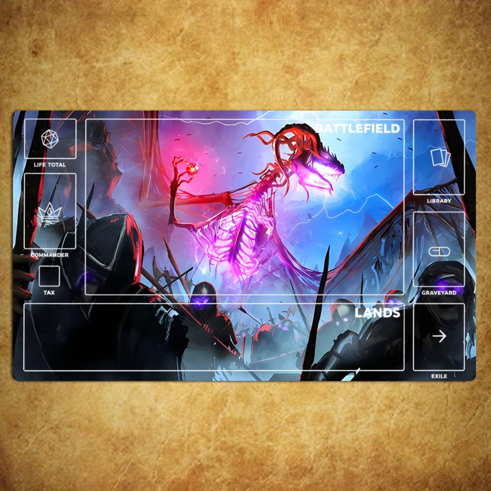 Red Wing Fire Dragon Магическая Карточная Игровая Подложка TCG Playmat Противоскользящая Основа Игровая Подложка для Сбора Игр Подложка для Настольных Игр для TCG