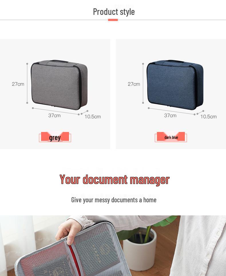 Многослойная сумка-органайзер большой вместимости для ID-карт и паспортов