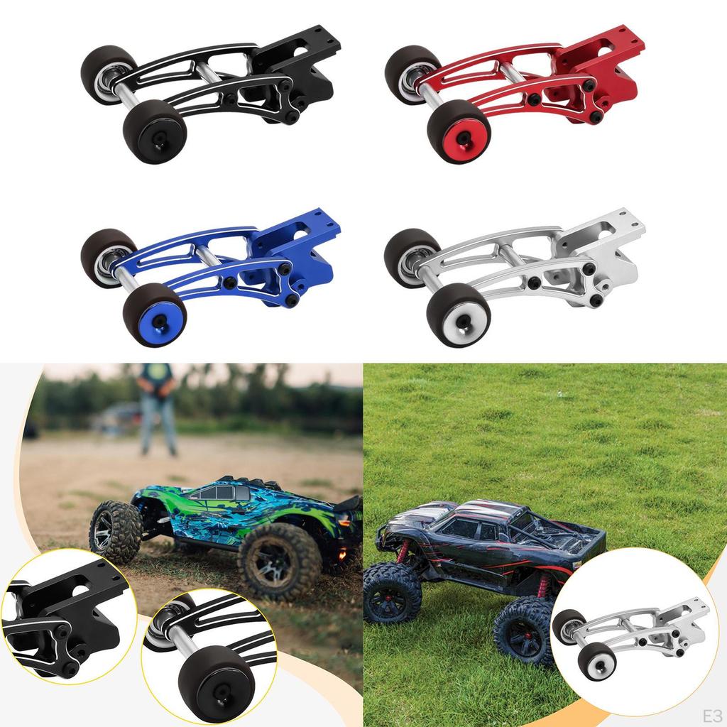 RC Car Head Accessories Aluminium Alloy Adjustable Height Professional Sturdy Part Wheelie