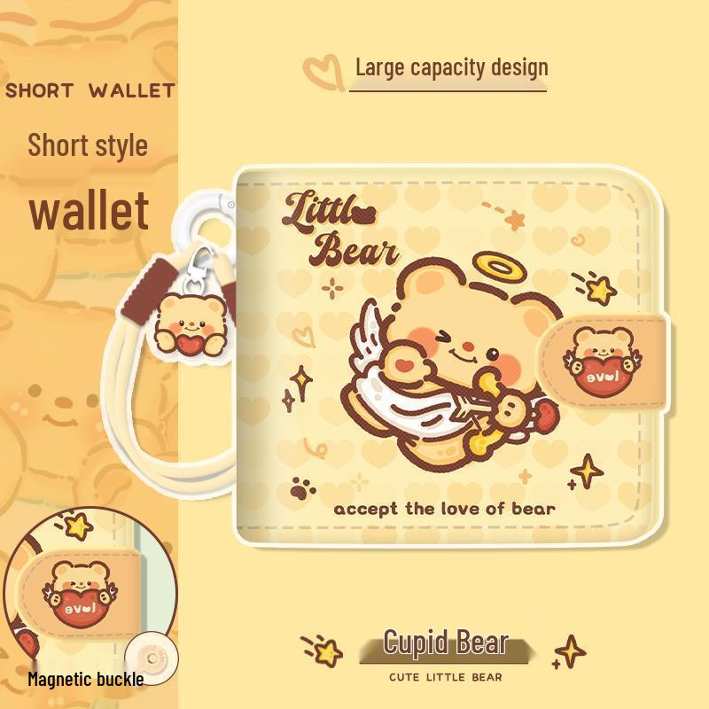 2025 Cute Cartoon Multi-Card ID Holder: Student All-in-One Wallet Storage Bag