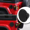 ACROPIX Fuel Tank Fuel Filler Door Gas Tank Cap Cover Black Fits Jeep Wrangler JK 1 Piece