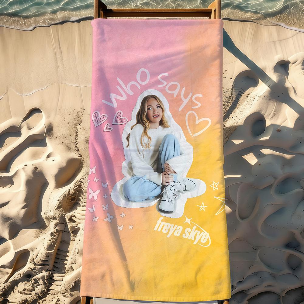 Полотенце Singer F-Freya S-Skye Мягкое для бассейна Подарок для путешествий Тренажерного зала Душа Кемпинга Быстросохнущие Спортивные Пляжные Полотенца