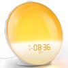 Sunrise Alarm Clock with RGB Night Light, White Noise, FM Radio, and Sleep Aid for Kids