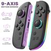 Беспроводной контроллер Joypad для консоли Switch2 RGB-подсветка Геймпад Пробуждение одной кнопкой Магнитное крепление Турбо 9-осевой гироскоп Двойная вибрация