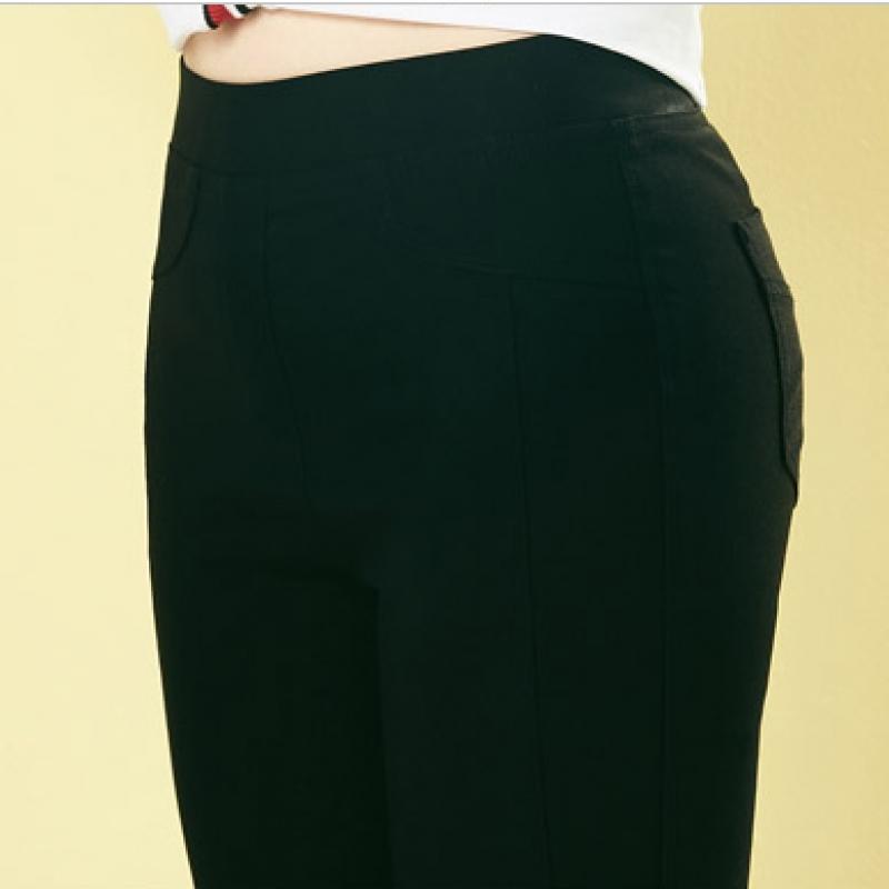 Bang Bang Women S elaStic waiSt pantS Black Rn