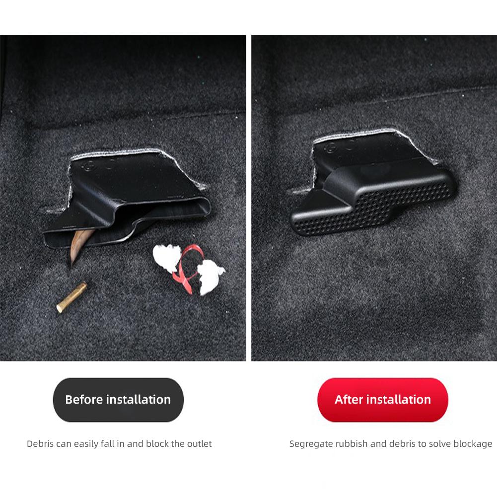 2 шт. автомобильные крышки воздуховодов решетка заднего сиденья нижняя антиблокировочная розетка под сиденьем пылезащитный чехол для BMW X1 F48 2017 - 2023 X2 F39 #469134