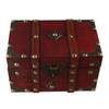 Antique Design Treasure Chest Vintage Trunk Containers Creative Wooden Treasure Box Trinket
