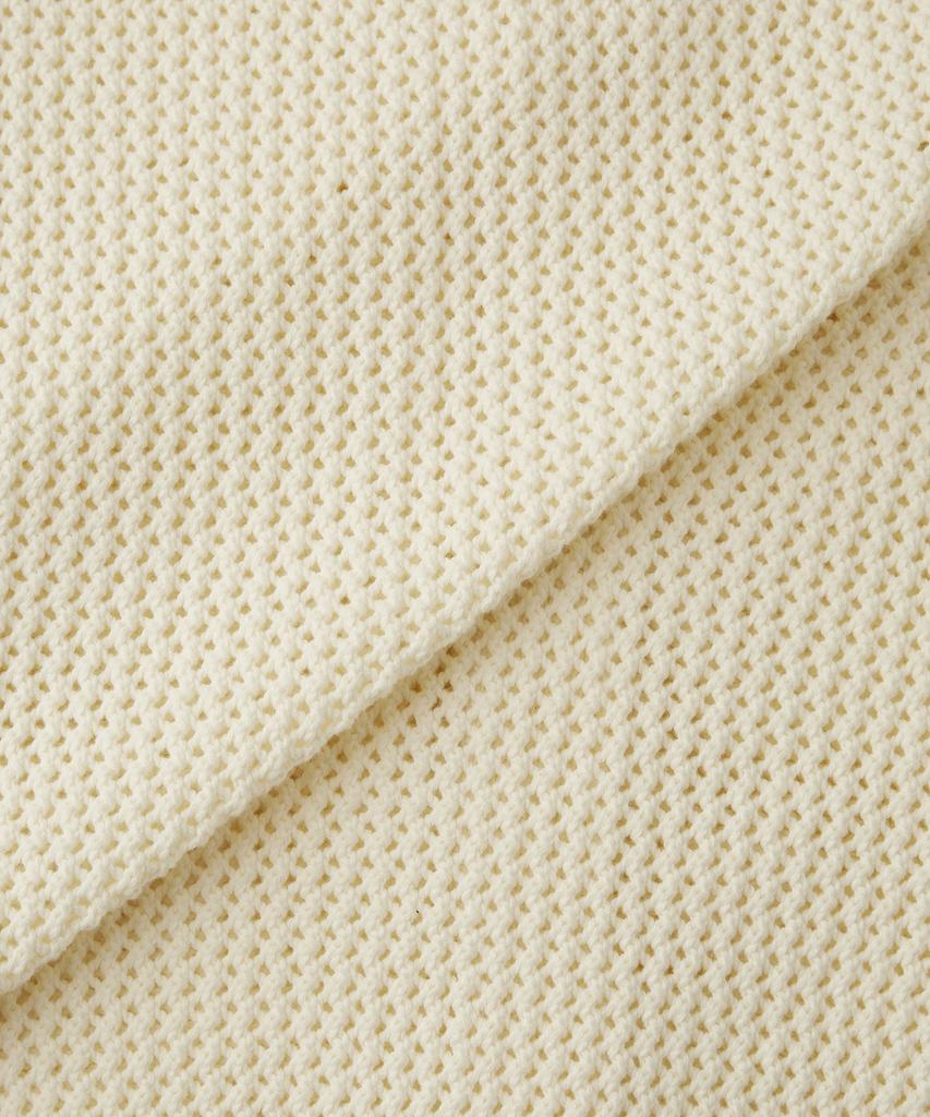 OUTSTANDING Hs Crochet Knit Cardigan_Ivory