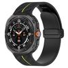 Ремешок с узором под карбон для Samsung Galaxy Watch 7 Ultra 47 мм Силиконовый ремешок с магнитной застежкой для Galaxy Watch 7 Ultra Браслет
