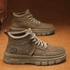 Осенняя новая мужская рабочая одежда британские ретро-ботинки средней высоты универсальные на шнуровке износостойкие повседневные спортивные модные туфли для отдыха на природе