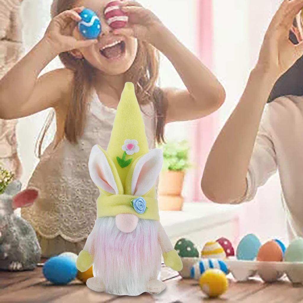 Пасхальный Весенний Кролик Кукла Гоблин Гном Ткань Безликая Кукла Орнамент