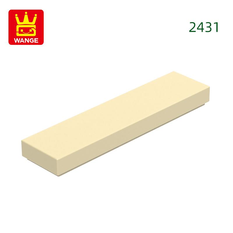 Нетоксичный 185 шт. 2431 1x4 Строительный блок Moc Крупные детали Совместимый с Кирпичиками Подходит для DIY Детские подарки Образовательные игрушки Коробка