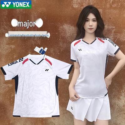 Дышащая футболка для бадминтона YONEX