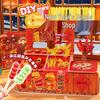 Новогодний DIY Мини-магазин ледяного желе - Игровой набор, имитирующий еду, ручной работы для девочек