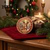 Santa Claus Collectible Tokens 2026 Christmas Coin, Holiday Commemorative Keepsake with Embossed Decorative Alloy Ornaments