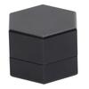 Mini Portable Billiard Chalk Case Hexagonal Pool Cue Chalk Box Holder Billiard Accessories Black