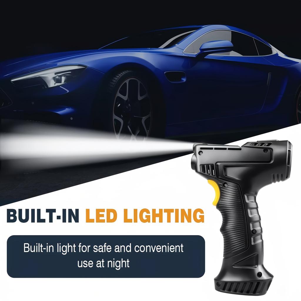 5200mAh Wireless Charging Air Compressor Portable Automatic Tire Inflator Suitable for Your Car, Bicycle, and Various Ball Inflators Car Tire Air