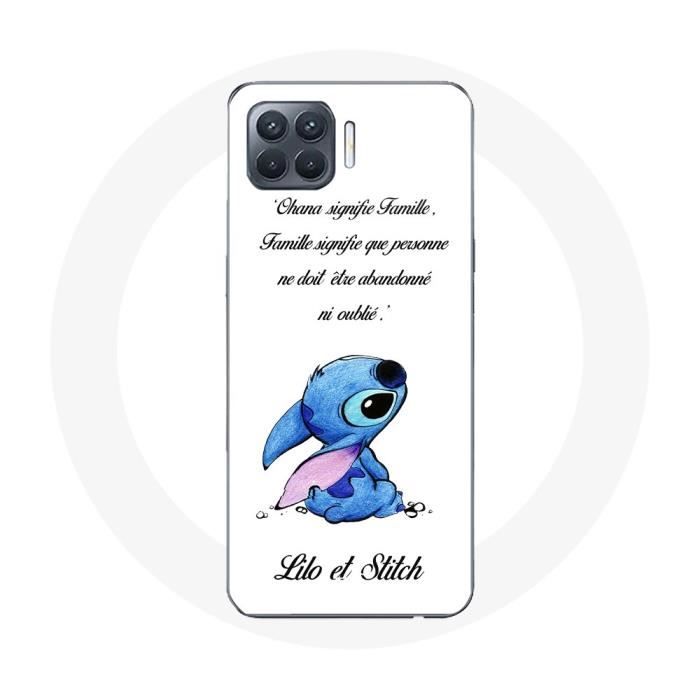 Case - MANIACASE - Oppo A93 - Lilo and Stitch Ohana - Flexible - White - Protection
