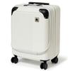 Logo Spark Carry-on Suitcase, Small, with Front Pocket and USB Port, 2.8kg, Ivory