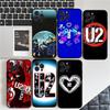 1 шт. Известный Чехол для Телефона Рок-Группы U-U2 Для Iphone 17 Air 16 15 14 13 12 11 Pro Max 16 15 14 Plus Мягкий Чехол из ТПУ