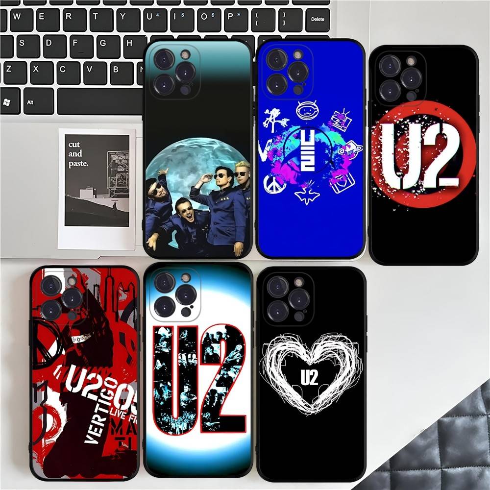 1 шт. Известный Чехол для Телефона Рок-Группы U-U2 Для Iphone 17 Air 16 15 14 13 12 11 Pro Max 16 15 14 Plus Мягкий Чехол из ТПУ