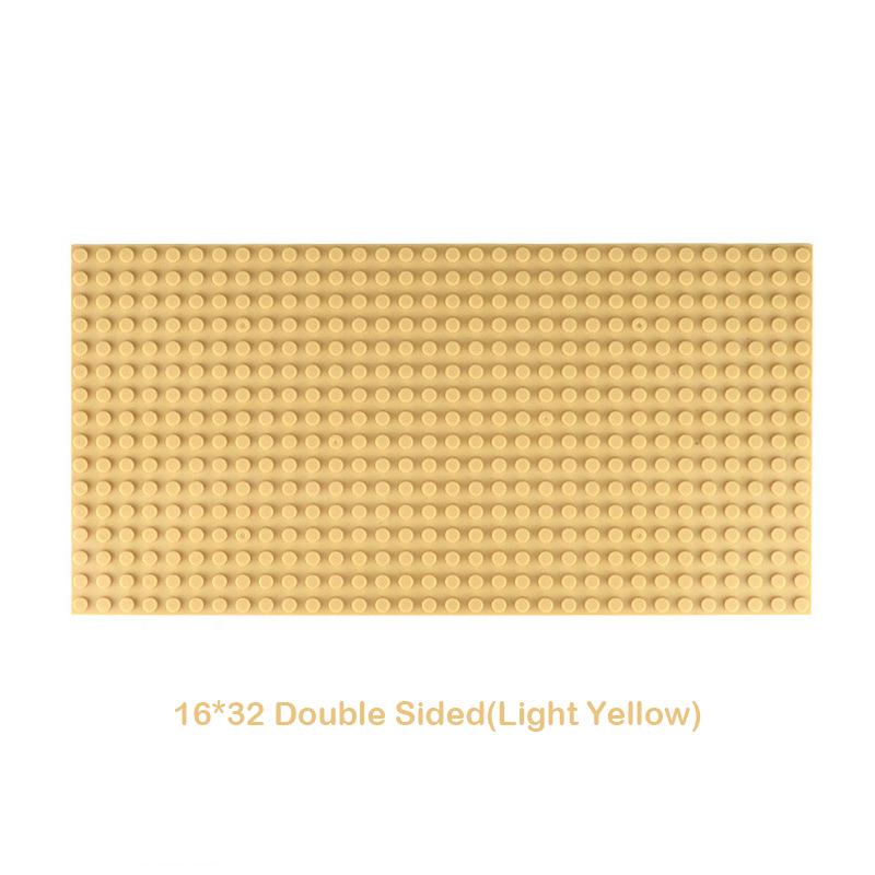 32x32 Dots Double Sided Baseplate for Building Brick 16x16 City Classic Block Plates DIY Plastic Small Block Assembly Part Toy