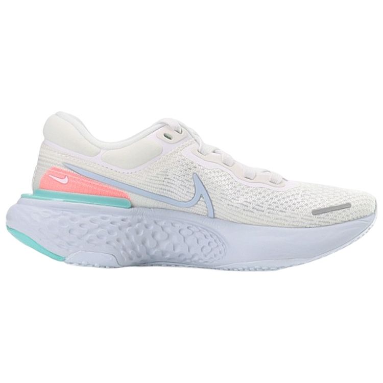 Nike ZoomX Invincible Run Flyknit White Dynamic Бирюзовые женские кроссовки Lava-Glow Hydrogen-Blue CT2229-102
