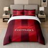 3Pcs Bedding SetF1 Soft Bed Sheet and Two Pillowcases Home Bedroom Decor