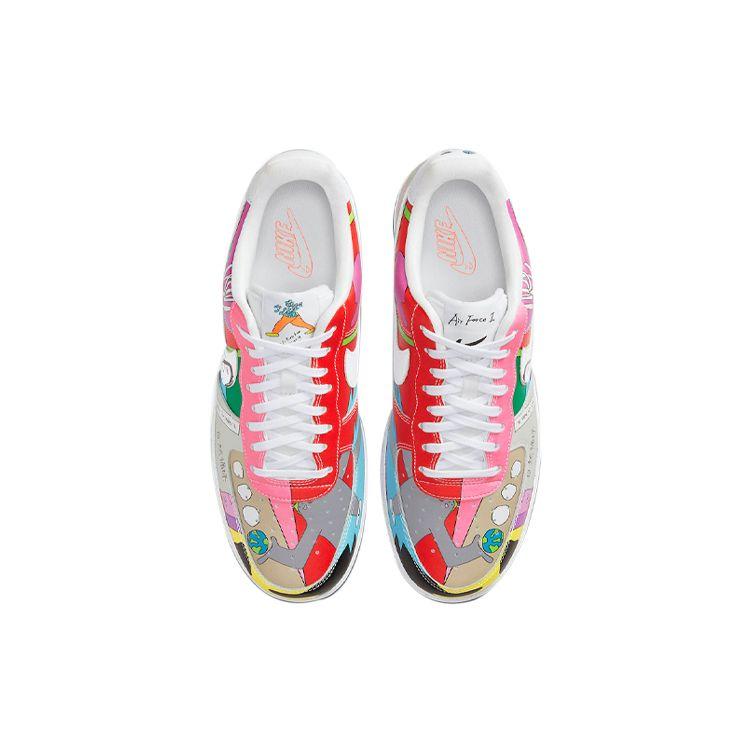 Кроссовки унисекс Ruohan Wang x Nike Air Force 1 Low Разноцветные CZ3990-900