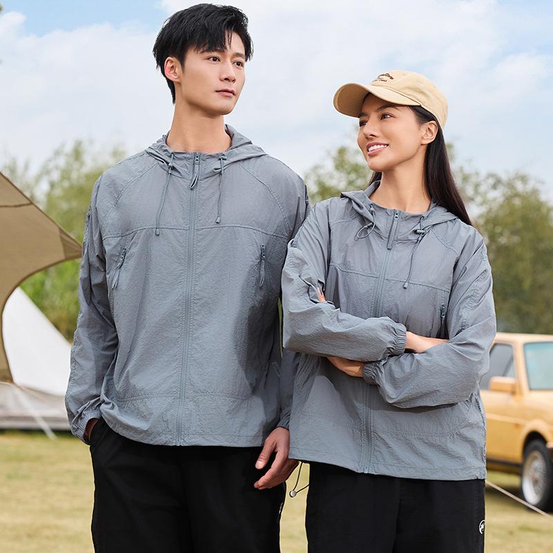 Легкая солнцезащитная одежда с защитой от солнца UPF50+ для кемпинга, велоспорта и спорта - дышащий Ice Silk для мужчин и женщин.