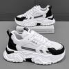 New Fashion Mens Thick Sole Platform Sneakers Breathable Mesh Lightweight Low Top Dad Shoes Casual Sports Walking Shoes