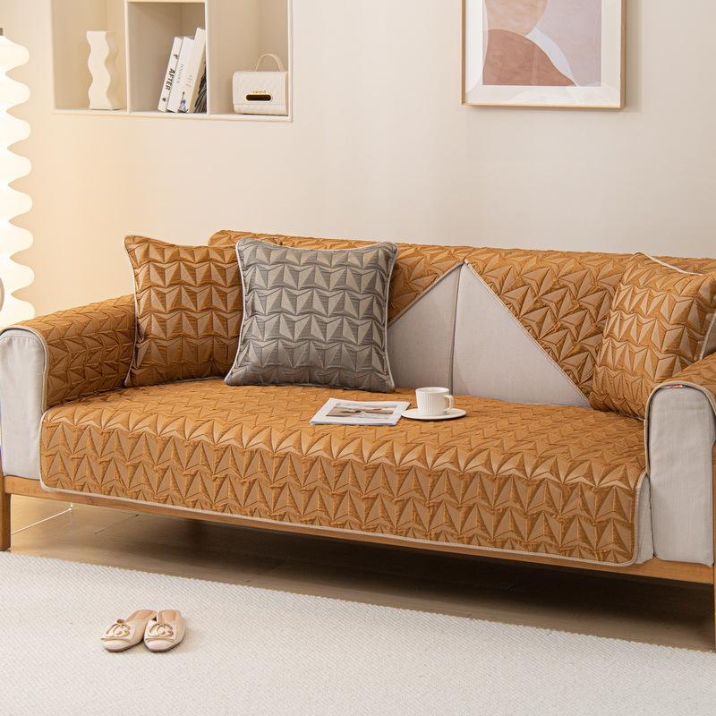 Four Seasons Nordic Simple Light Luxury Fabric Sofa Cushion Living Room Sofa Versatile Sofa Cover Universal Sofa Cover Cloth Towel