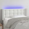 VidaXL LED Headboard Bedroom Furniture Single Bed Accessory Headboard Interior White 3123321