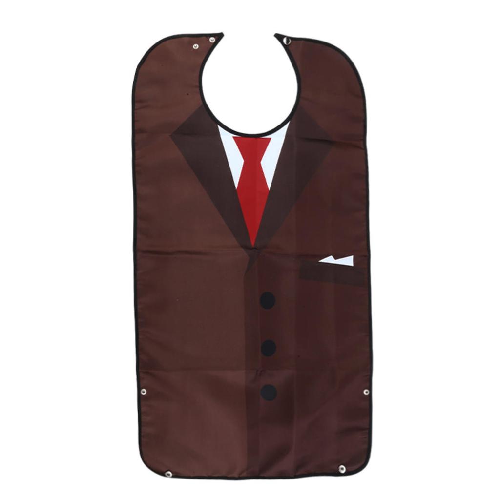 Водонепроницаемые взрослые нагрудники для еды, моющиеся, многоразовые, простые, портативные, удобные, с поддоном для сбора крошек, защита одежды для пожилых людей, мужчин и женщин