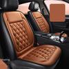 12V Heated Car Seat Cushion 2 Levels of Temperature Adjustable Seat Mat Overheat Protection Rhombus Texture Auto Seat Pad