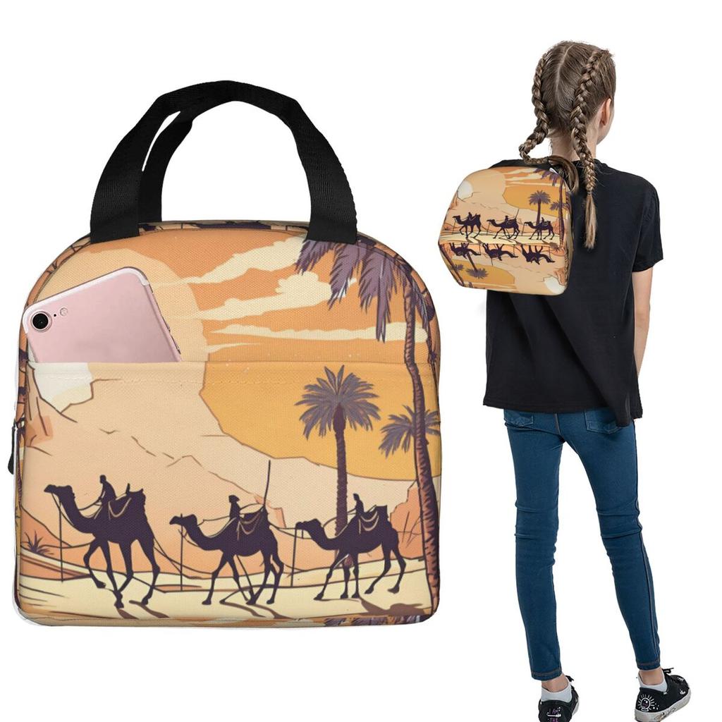 Изолированная сумка-ланчбокс 3 Camels для женщин и детей, портативные контейнеры для еды, термоланчбокс, сумка-тоут