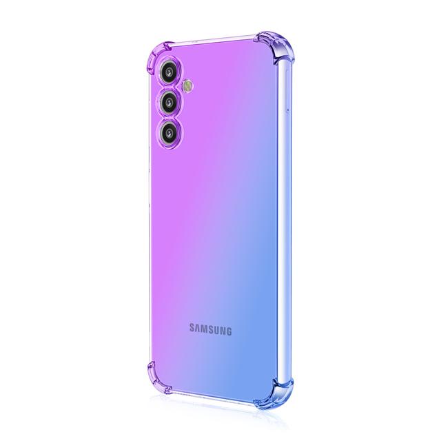 Ударопрочный градиентный чехол TPU для Samsung A06 A16 A36 A15 A25 A35 A55 M15 M35 M55 силиконовый защитный чехол прозрачные чехлы
