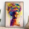 African Woman Oil Painting Home Decoration Painting Figure Portrait Poster Hanging Painting Canvas Painting Core