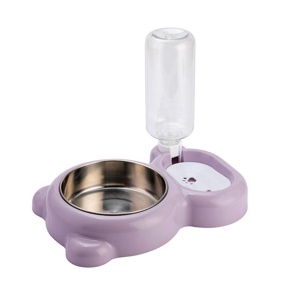 Detachable Cat Automatic Feeder Dual-purpose Pet Bowl Water Supply Accessories