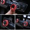 Car Air Conditioning Knobs Audio Circle Trim Fit For BMW F30 F34 F20 F21 F46 X1 F48 X2 F47 F32 F33 F36 1 2 3 Series