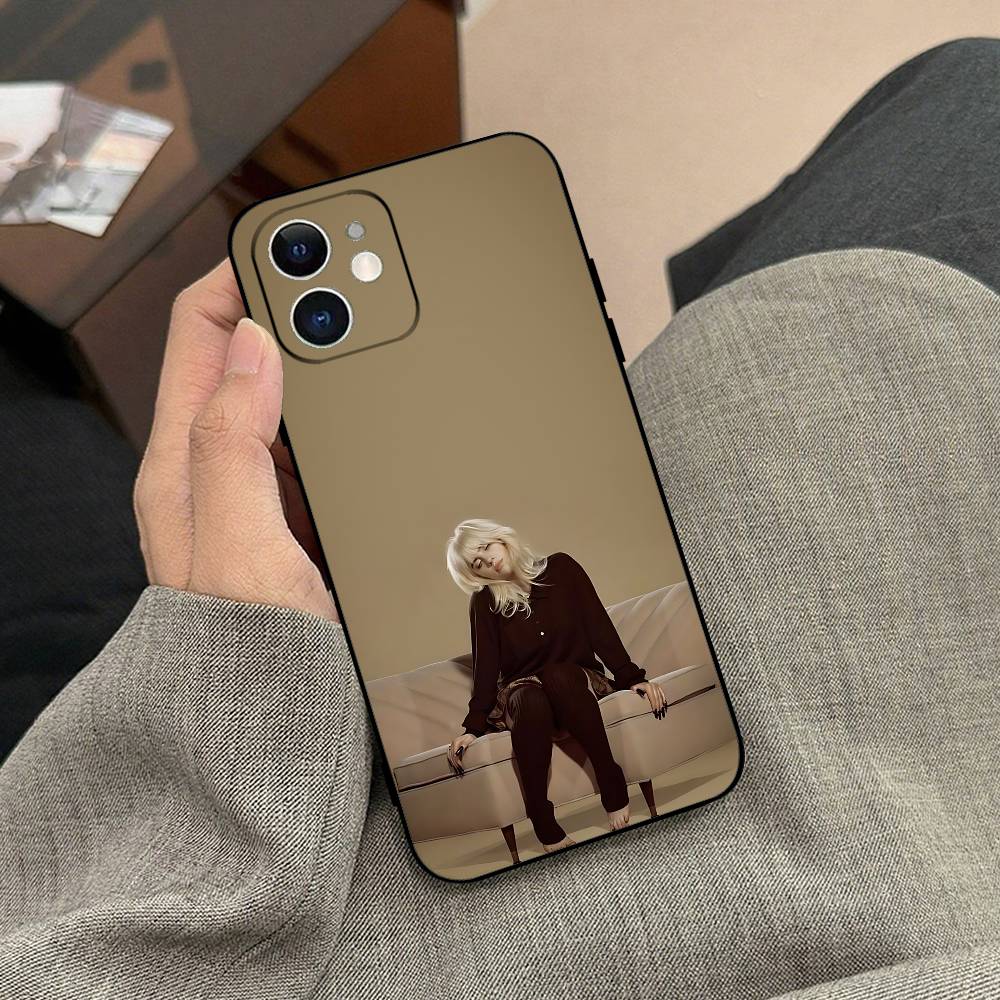 Singer C-BillieS Album Phone Case Black Phone Case For IPhone 17/16/15/13/14 Pro Max/ 11Plus/X/Xr/Xs Max 13mini